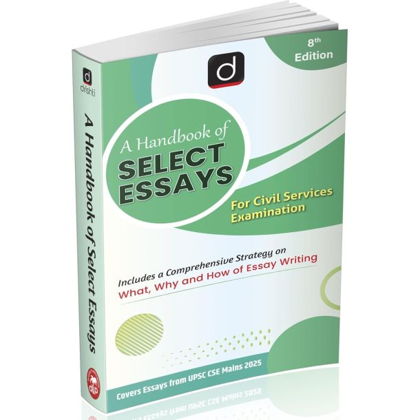 Drishti IAS A Handbook of Select Essays for Civil Services Examination, 8th Edition, Includes Complete Strategy on What, Why & How of Essay Writing, Covers UPSC CSE Mains Essays Books Paperback