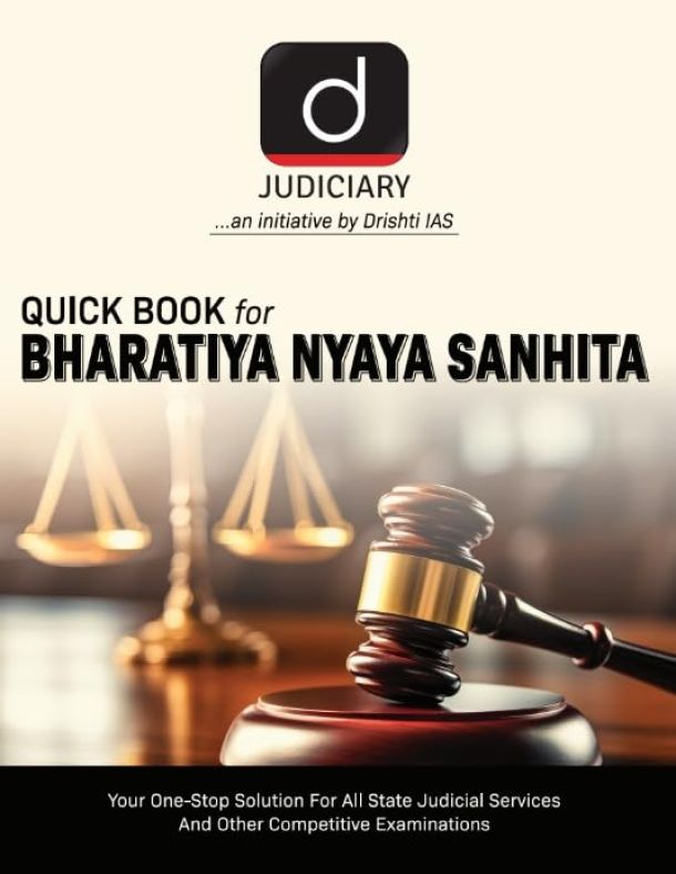 Judiciary (Quick Book) Bharatiya Nyaya Sanhita | English | Drishti Judiciary | Law Exam Book